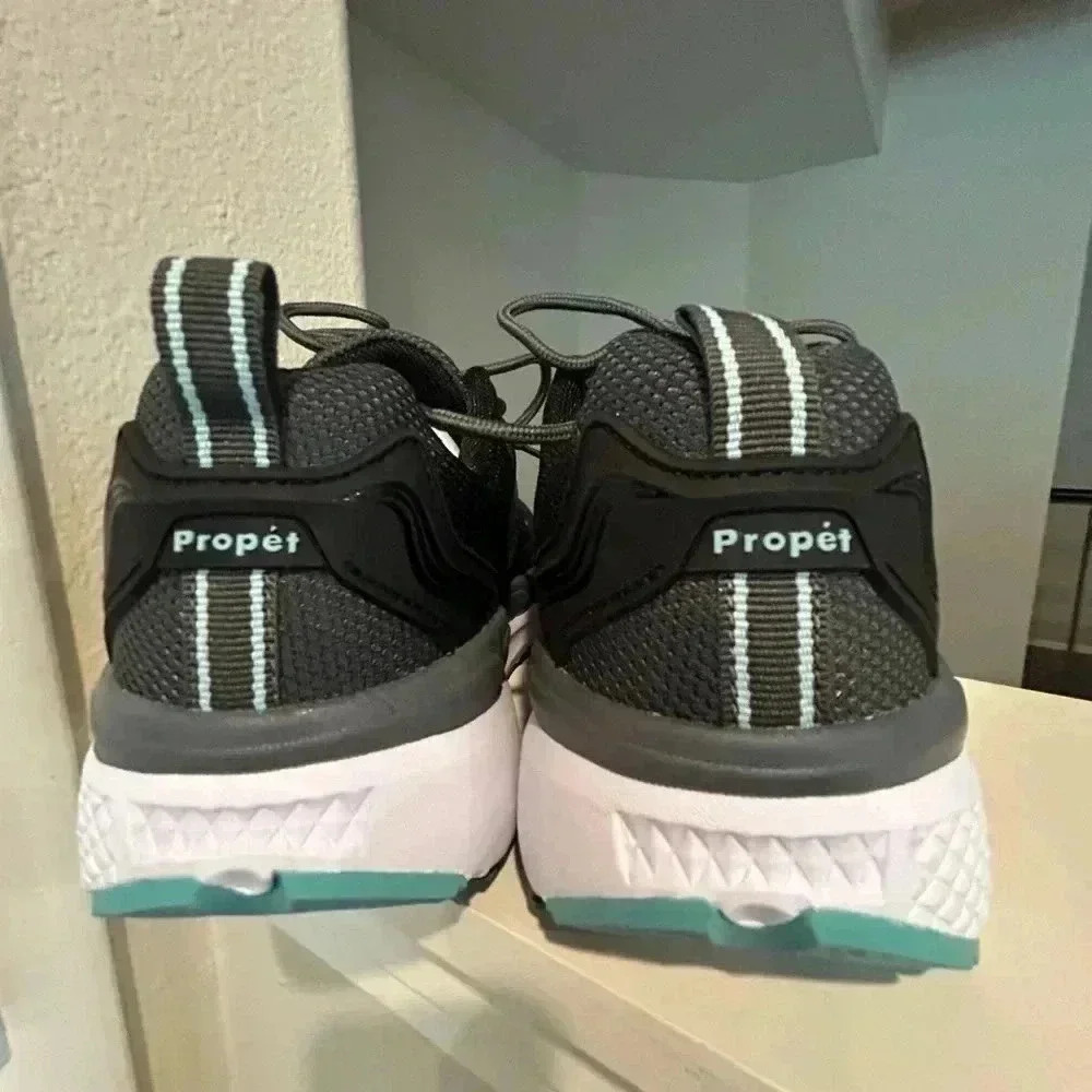 Propet Ultra Walking Running Orthopedic Shoes  Grey/Mint, Womens Size 8.5 WAA282 - Picture 7 of 9